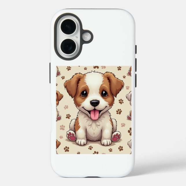 Das ist ein Telefongehäuse für Hunde. iPhone 16 Hülle (Rückseite)