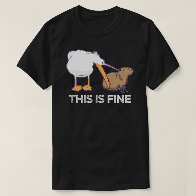 Das ist ein toller Meme lustiger Capybara Hund Pel T-Shirt (Design vorne)
