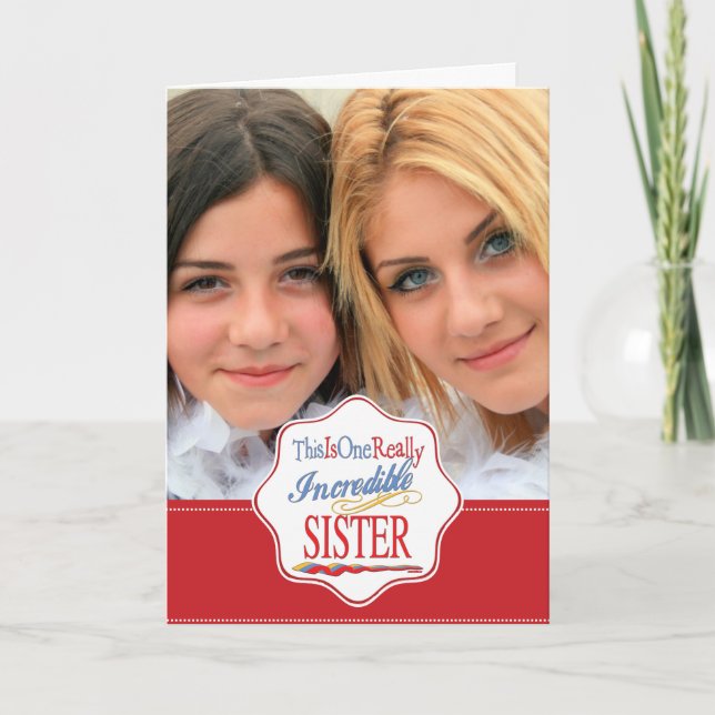 Das ist ein wirklich unglaubliches Geschenk für Sc Karte (Vorderseite)
