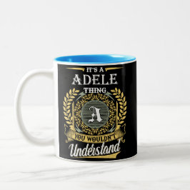 Das ist eine Adelsfrage, die man nicht verstehen k Zweifarbige Tasse