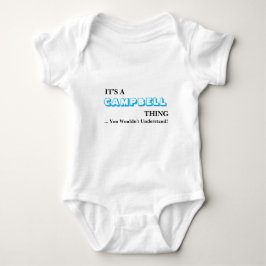 Das ist eine CAMPBELL Sache! Baby Strampler