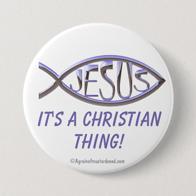 Das ist eine Christliche Sache Button (Vorderseite)