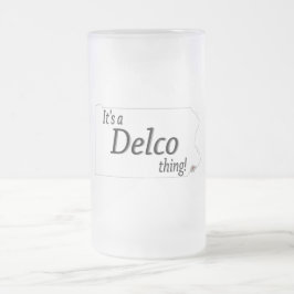 Das ist eine DELCO Sache! Mattglas Bierglas