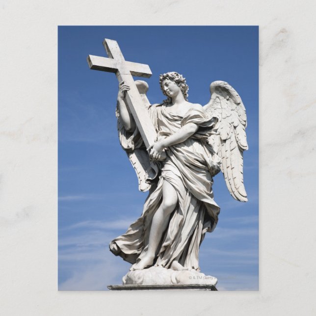 Das ist eine der Engelstatuen des berühmten Postkarte (Vorderseite)
