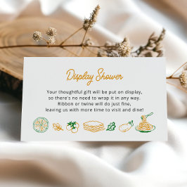 Das ist eine eher rustikale italienische Display-D Begleitkarte