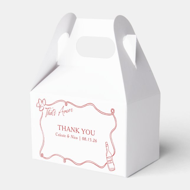 Das ist eine eher skurrile Hochzeit Geschenkschachtel (Vorderseite)
