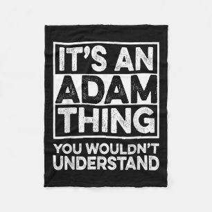 Das ist eine erstaunliche Sache, die man Adam Chri Fleecedecke