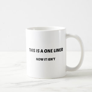 Das ist eine Liner. Jetzt ist es nicht. Kaffeetasse