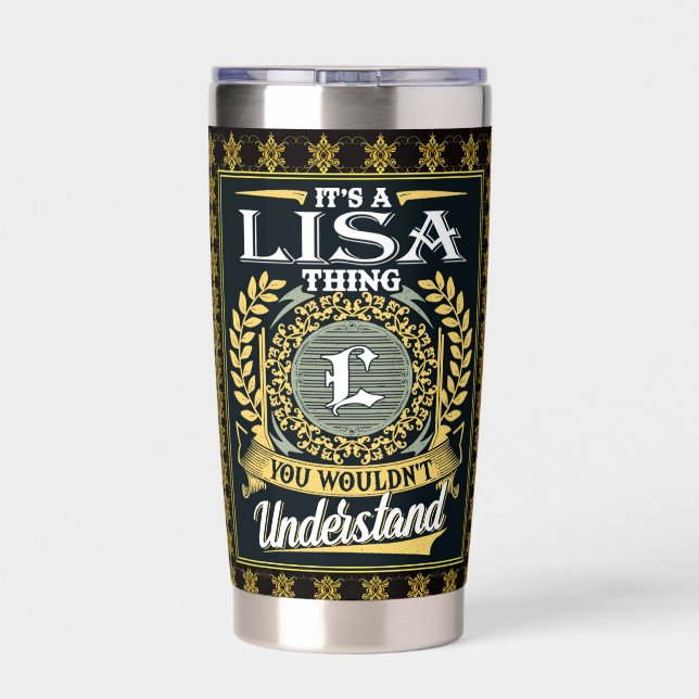 Das ist eine Lisa Sache, die du nicht verstehen ko Thermobecher (Rückseite)