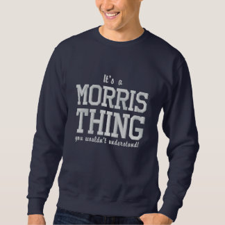 Das ist eine Morris, die man nicht verstehen würde Besticktes Sweatshirt
