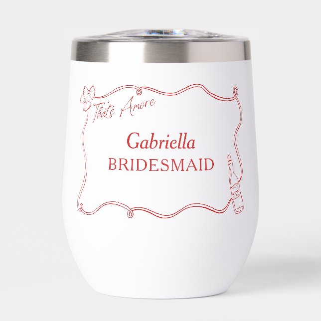 Das ist eine Personalisierte italienische Bridesma (Vorderseite)