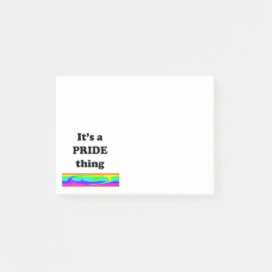 Das ist eine stolze Sache Post-it Klebezettel