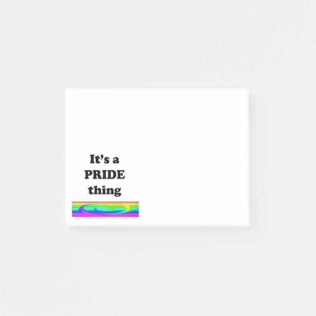 Das ist eine stolze Sache Post-it Klebezettel (Vorderseite)