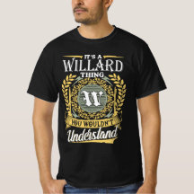 Das ist eine Willard-Sache, die man nicht verstehe