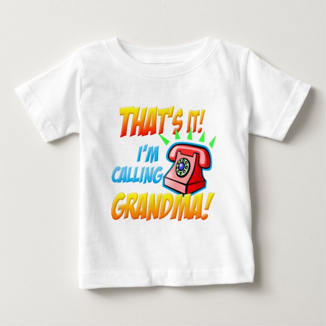 Das ist es, das ich Großmutter anrufe Baby T-shirt (Vorderseite)