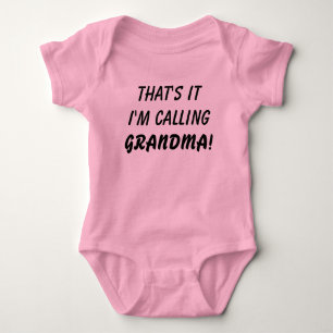 Das ist es, das ich Großmutter lustiges Baby-Shirt Baby Strampler