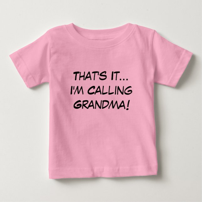 Das ist es, ich nenne Oma Baby T-shirt (Vorderseite)