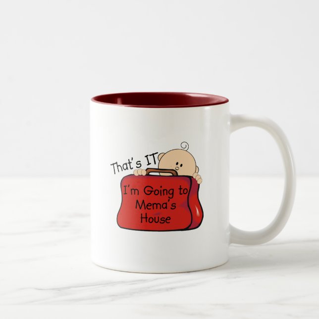 Das ist es Mema Zweifarbige Tasse (Rechts)