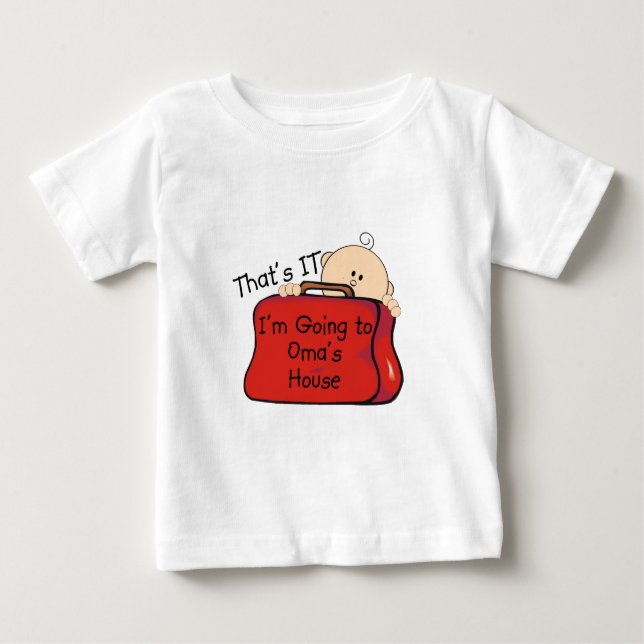 Das ist es Oma Baby T-shirt (Vorderseite)