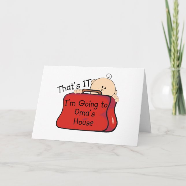 Das ist es Oma Karte (Vorderseite)