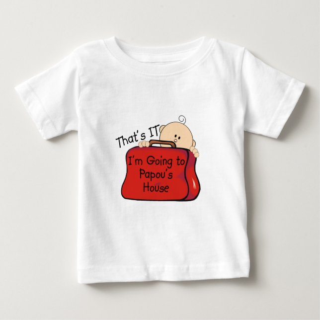 Das ist es Papou Baby T-shirt (Vorderseite)