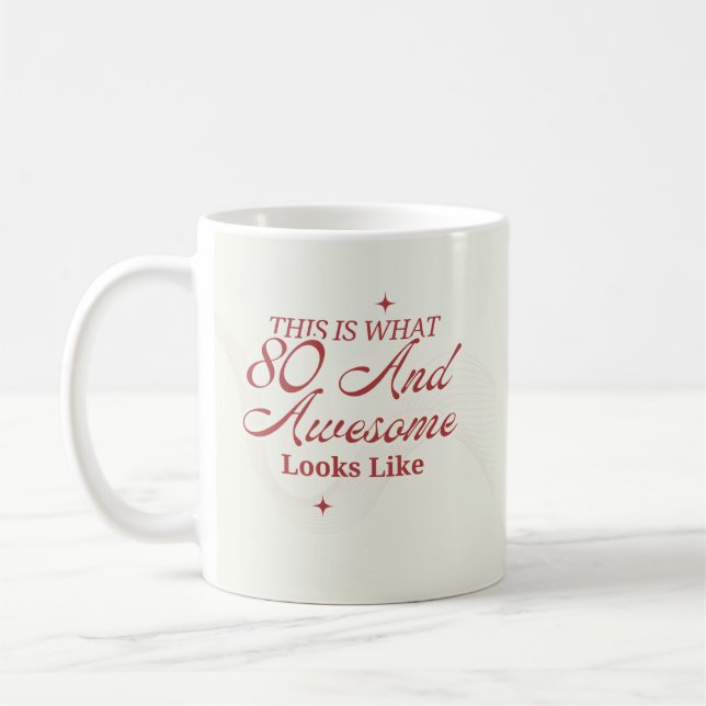 Das ist es, was 80 und Phantastisch wie sarkastisc Kaffeetasse (Links)