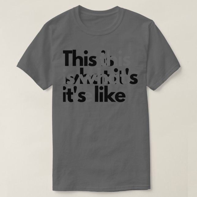 Das ist es, was es wie eine Auditorielle Verarbeit T-Shirt (Design vorne)