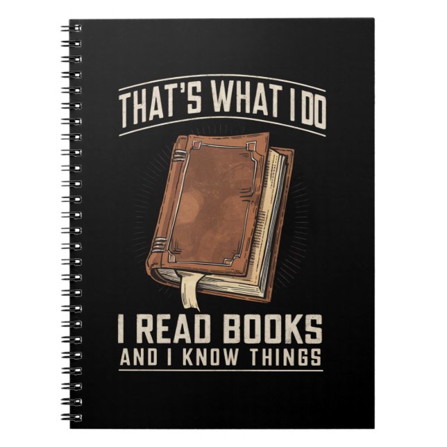 Das ist es, was ich Bücher lese und Dinge kenne (Vorderseite)