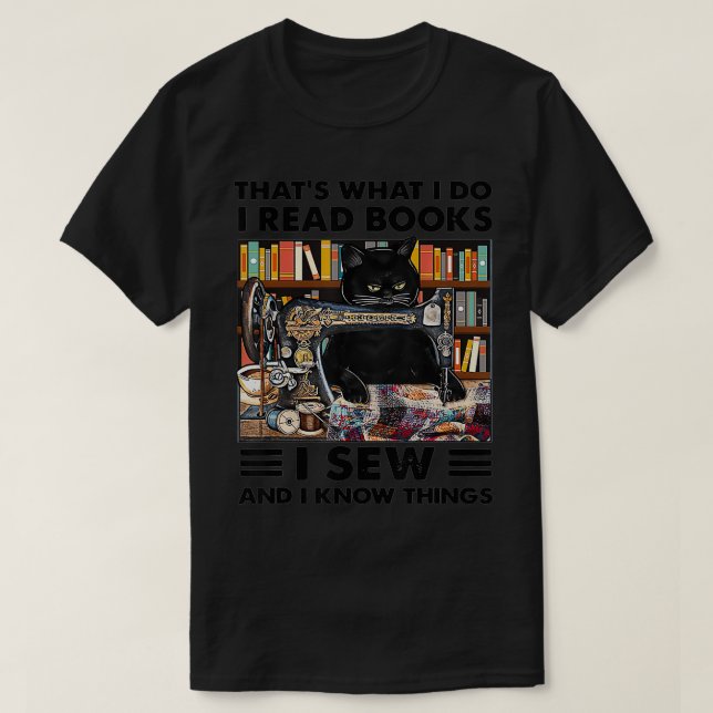 Das ist es, was ich lese Bücher, die ich sehe und  T-Shirt (Design vorne)