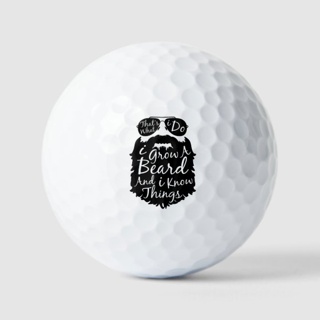 Das ist es, was ich mache, ich züchte einen Bart u Golfball (Vorderseite)