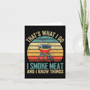 Das ist es, was ich rauche Fleisch und ich weiß Di Karte