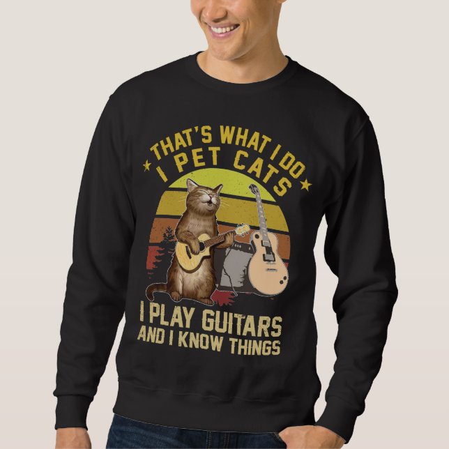 Das ist es, was ich tue, Katzen zu essen, die ich  Sweatshirt (Vorderseite)