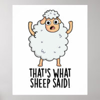 Das ist es, was Schafe gesagt haben Funny Animal P