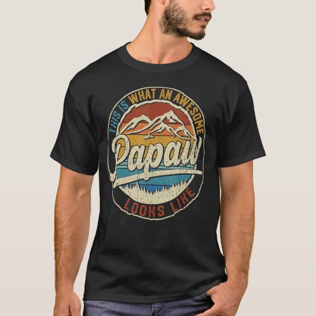 Das ist es, wie ein Phantastisches Papa aussieht w T-Shirt (Vorderseite)