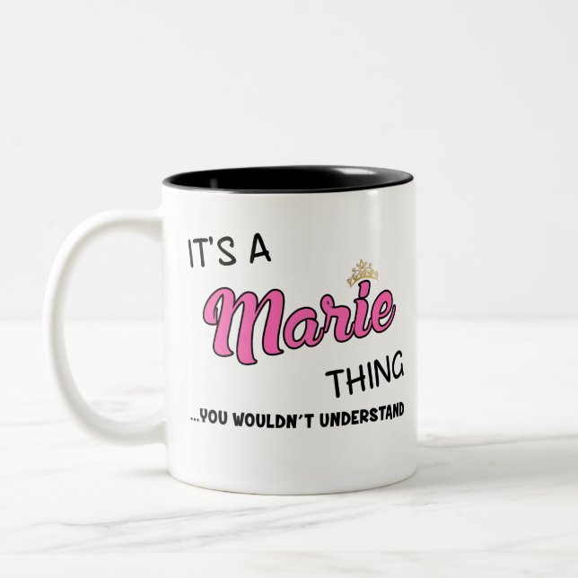 Das ist etwas, was man nicht verstehen würde zweifarbige tasse (Links)