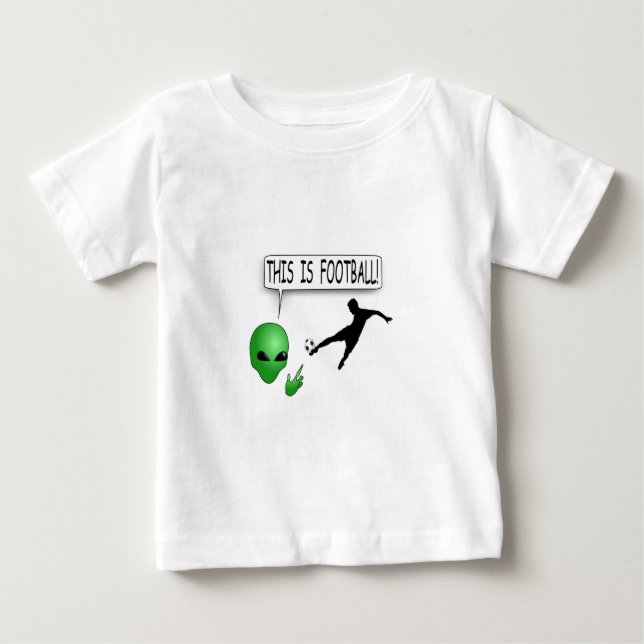 Das ist Fußball Baby T-shirt (Vorderseite)