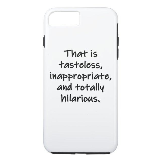 Das ist geschmacklos Case-Mate iPhone hülle (Rückseite)