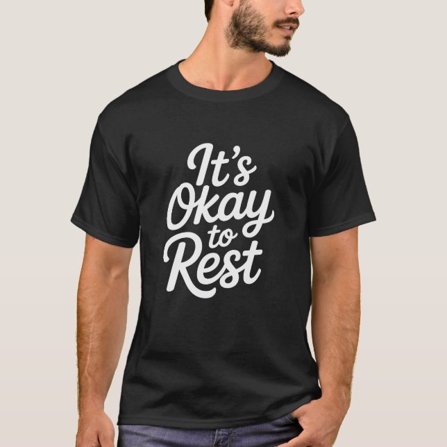 Das ist gut für Erholung Shirt | Inspiration Zitat (Vorderseite)