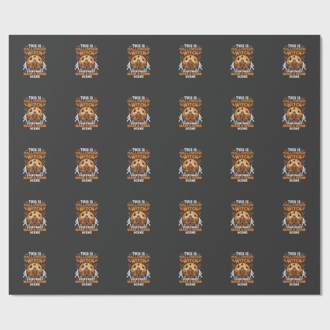 Das ist Halloween Geschenkpapier (Flach)