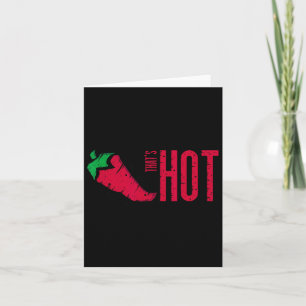 Das ist Hot Red Chili Pepper Karte