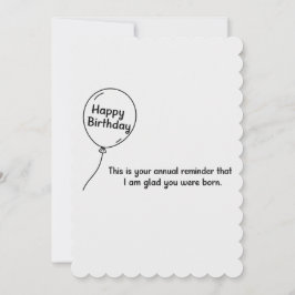 Das ist Ihr jährlicher Geburtstag, lustiger Geburt Einladung