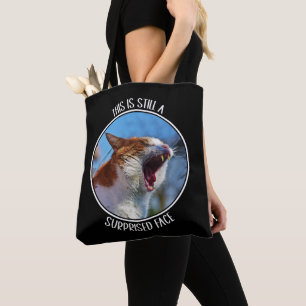 Das ist immer noch ein überraschter Gesichtsausdru Tasche