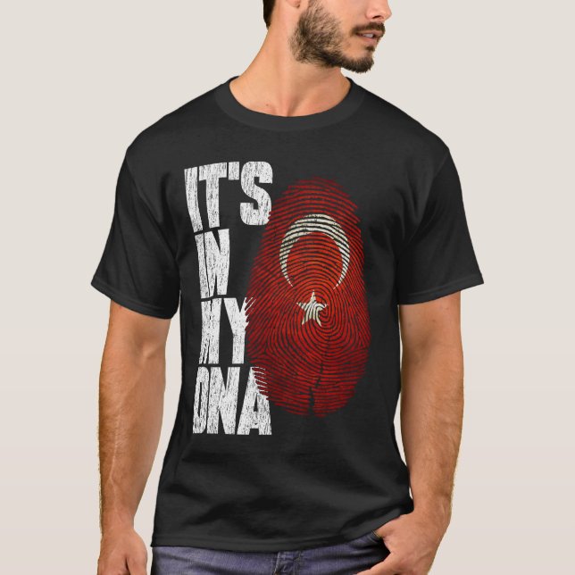 Das ist in meiner DNA türkisches Shirt stolz Gesch (Vorderseite)