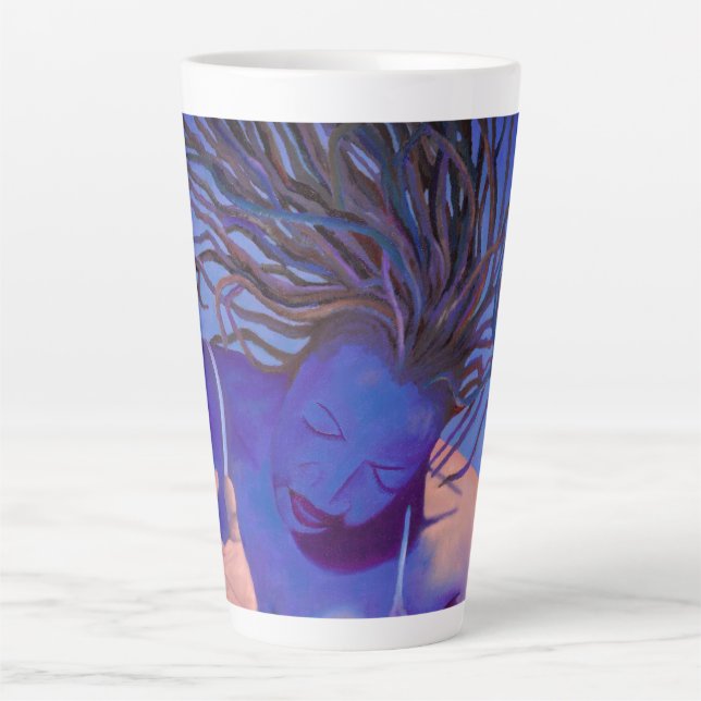 "Das ist in Ordnung" - Latte Tasse (Vorderseite)