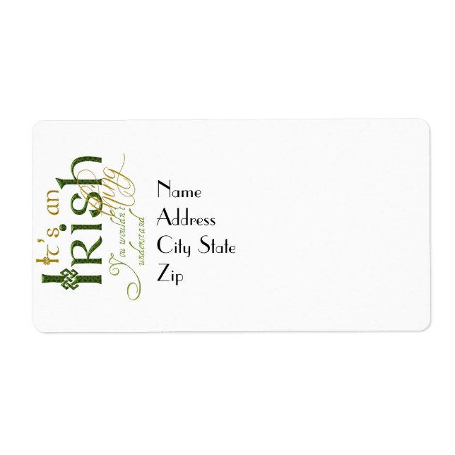 Das ist irisch (Vorne)