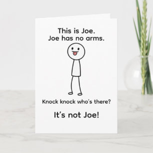 Das ist Joe lustige Grußkarte Karte
