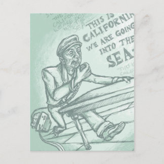Das ist Kalifornien Postkarte