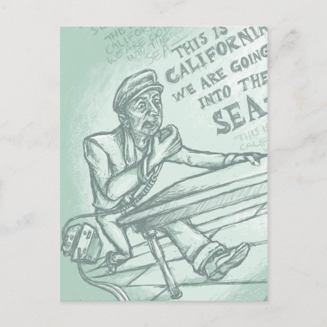 Das ist Kalifornien Postkarte (Vorderseite)