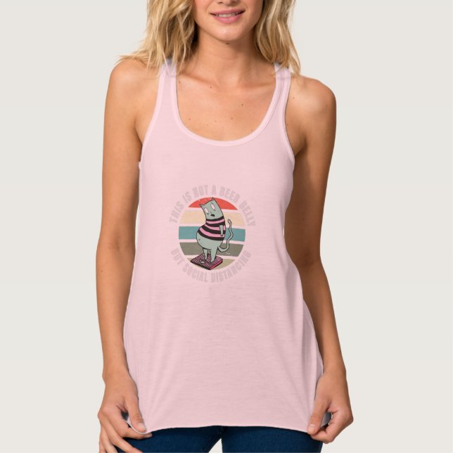 Das ist kein Bierbauch, sondern sozial distanziere Tank Top (Vorderseite)