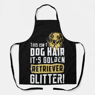 Das ist kein Hundehaar. Es ist der goldene Retriev Schürze